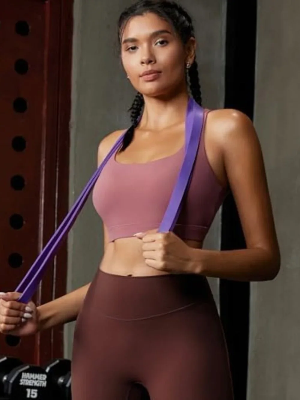 High Support Racerback Sports Bra for Women | Molded Cup, Workout Ready, High